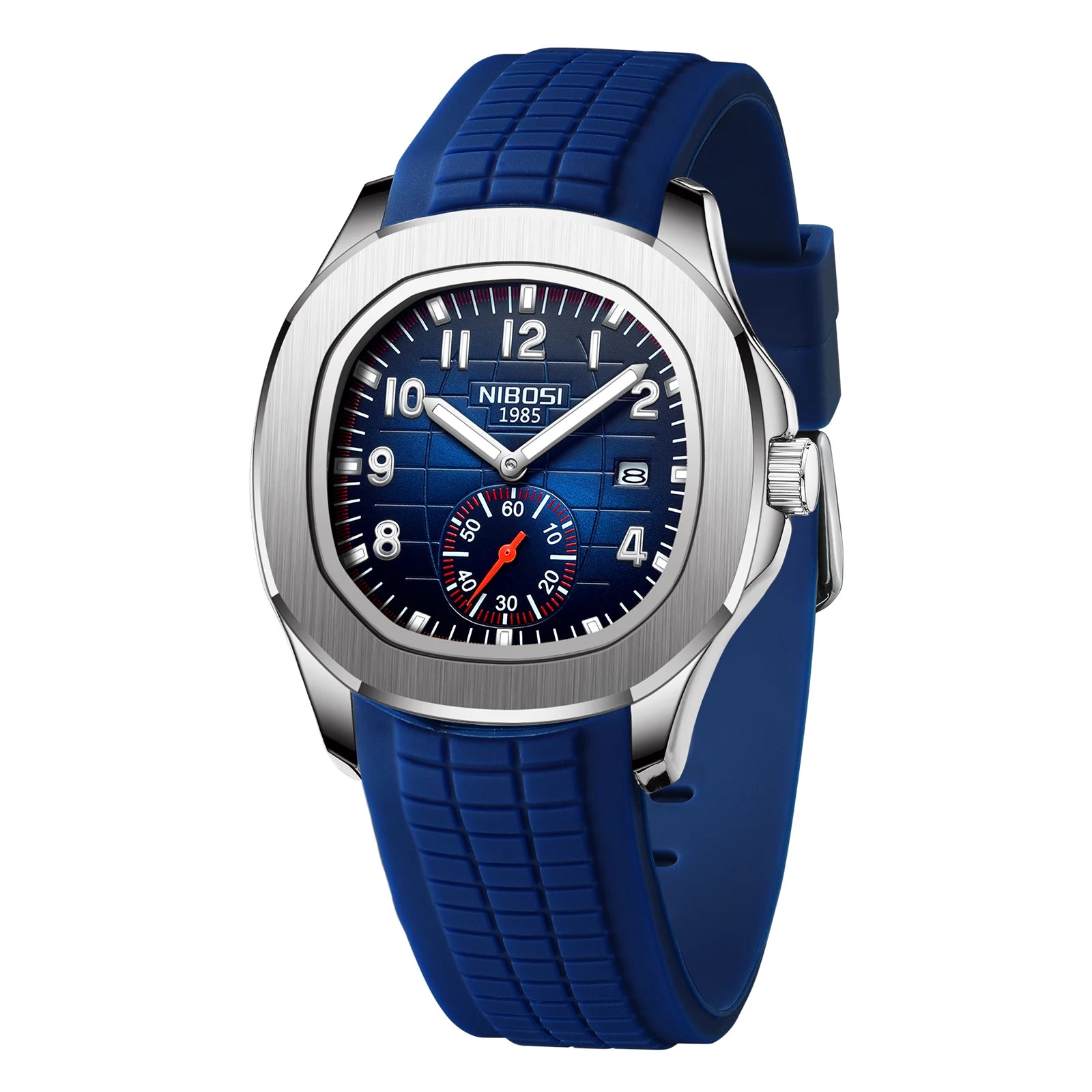 NIBOSI Men's AQUANAUT Sport Quartz Watch | Luxury Auto Date Luminous Waterproof Wristwatch