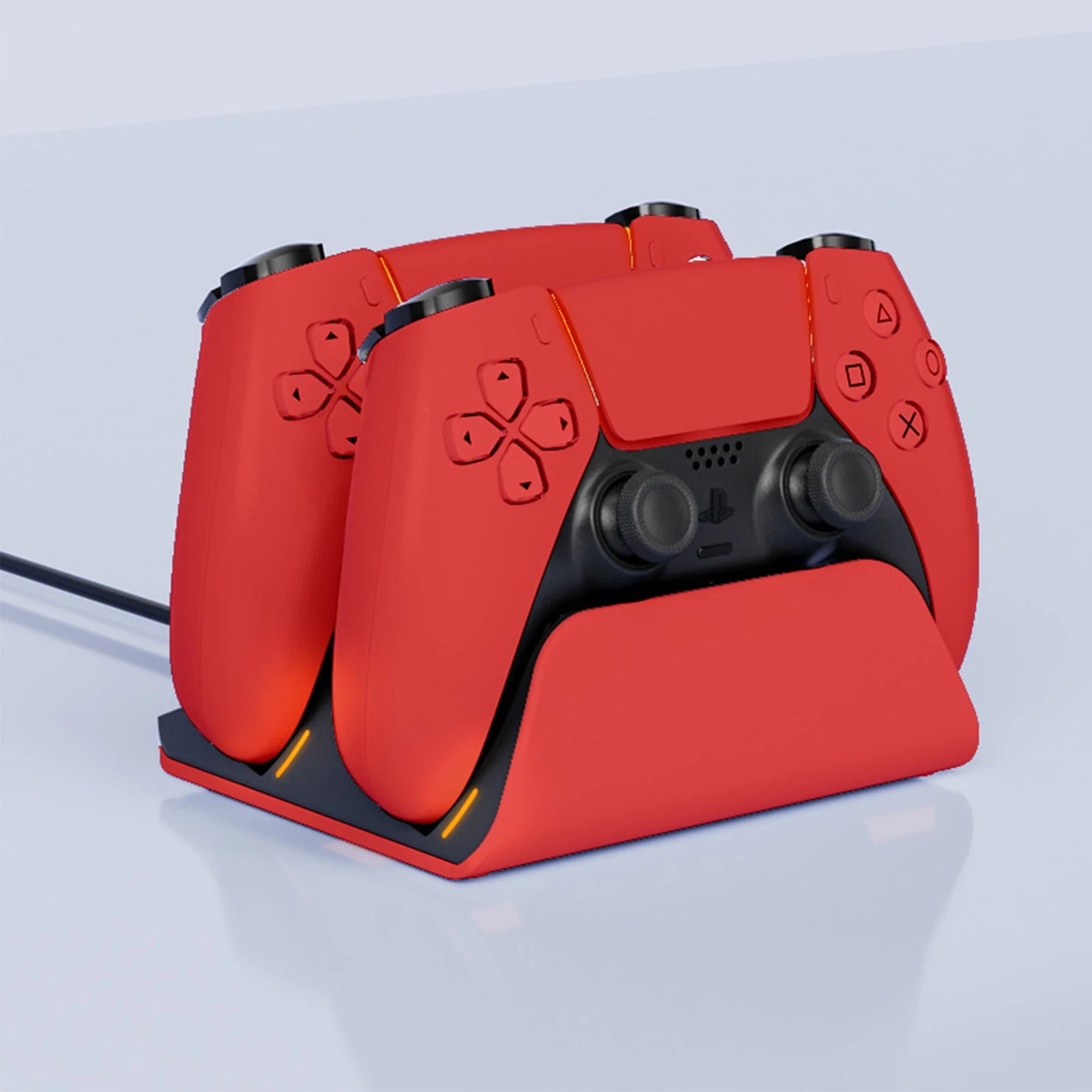 PS5 Dual Controller Fast Charging Dock – Wireless Gamepad Charger Station