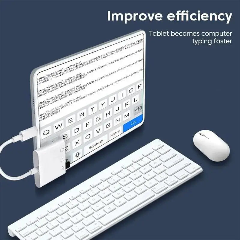 3-in-1 Lightning & USB-C SD/TF Card Reader Adapter – Camera Adapter for iPhone, iPad & USB Flash Drives