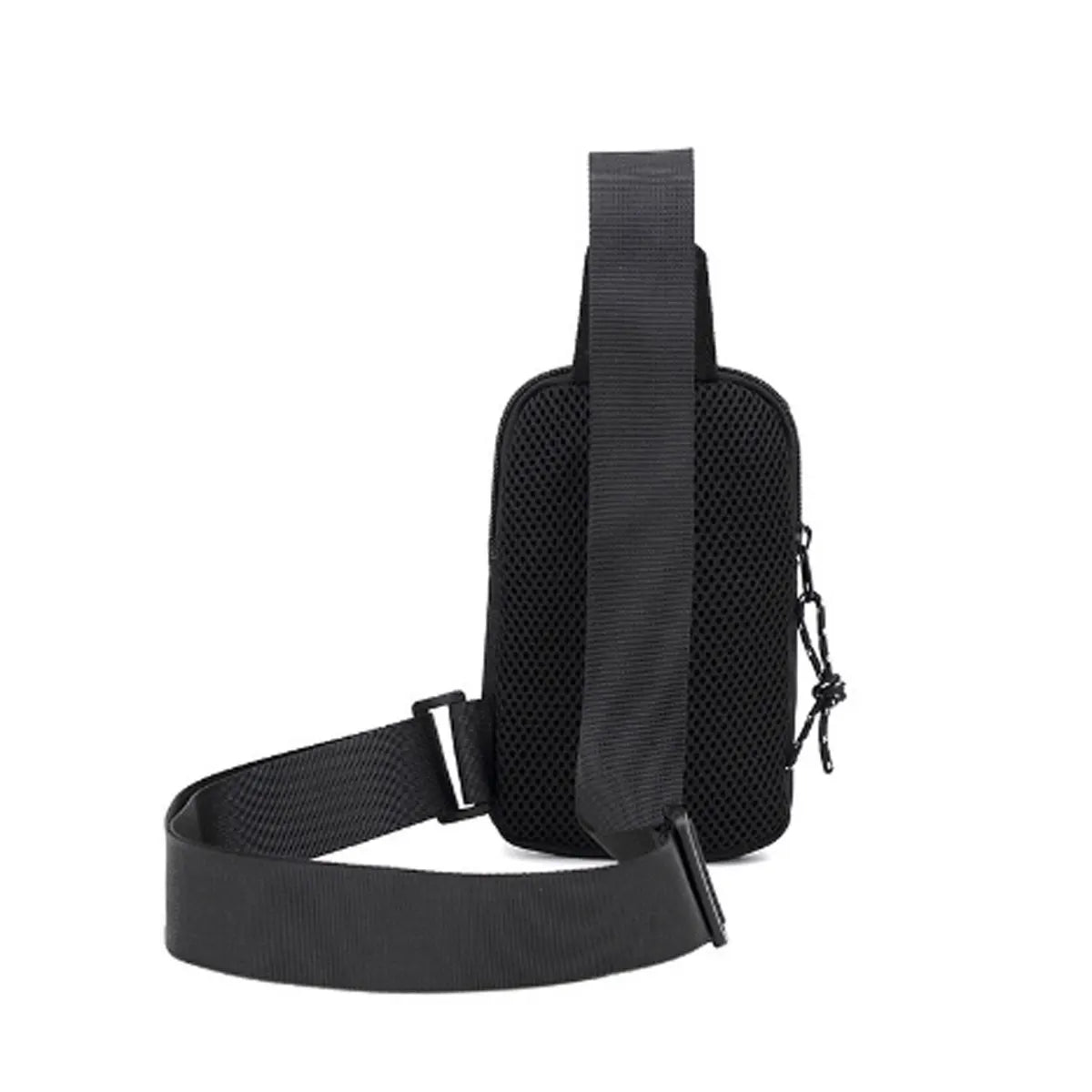 Men's Canvas Mini Crossbody Satchel Bag – Casual Waist Chest Shoulder Messenger Bag