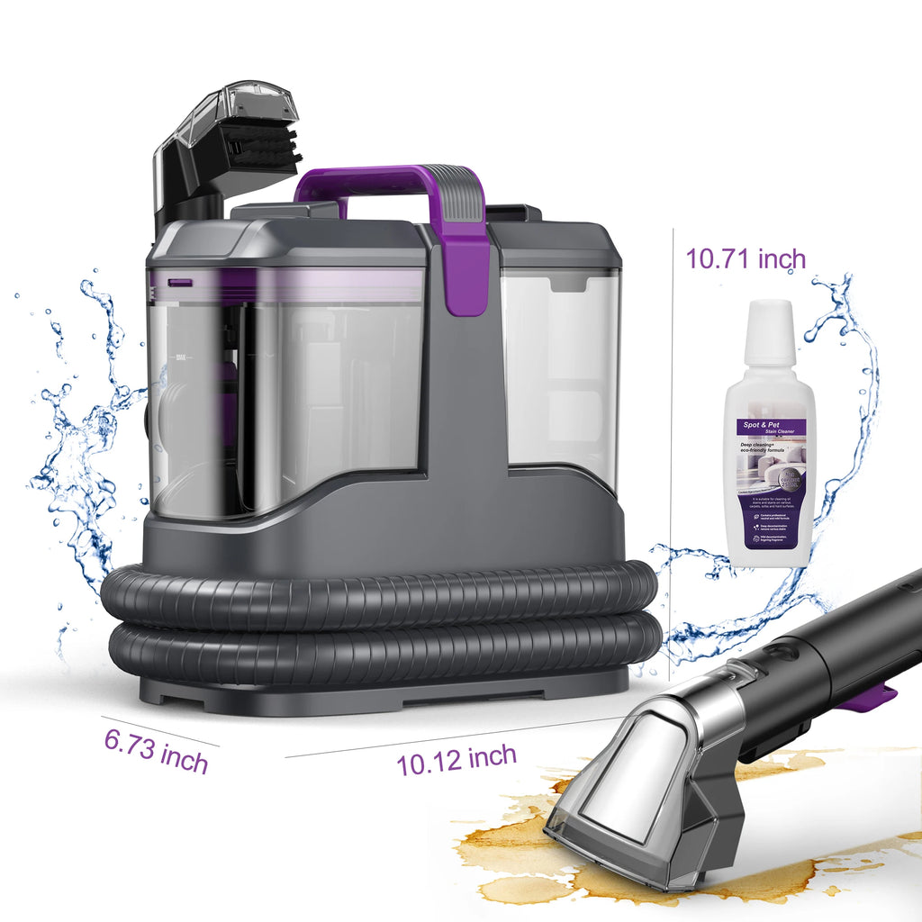 YISORA C9 Portable Carpet & Upholstery Cleaner — 15Kpa 13.5ft Corded Spot Cleaner for Carpet, Sofa & Car Seat