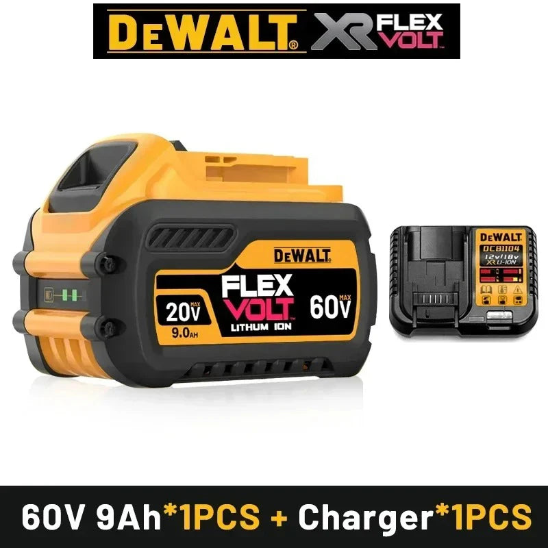 DeWALT 20V/60V MAX FlexVolt Battery – 6Ah & 9Ah Replacement for DCB606 DCB205 DCB206 Power Tools