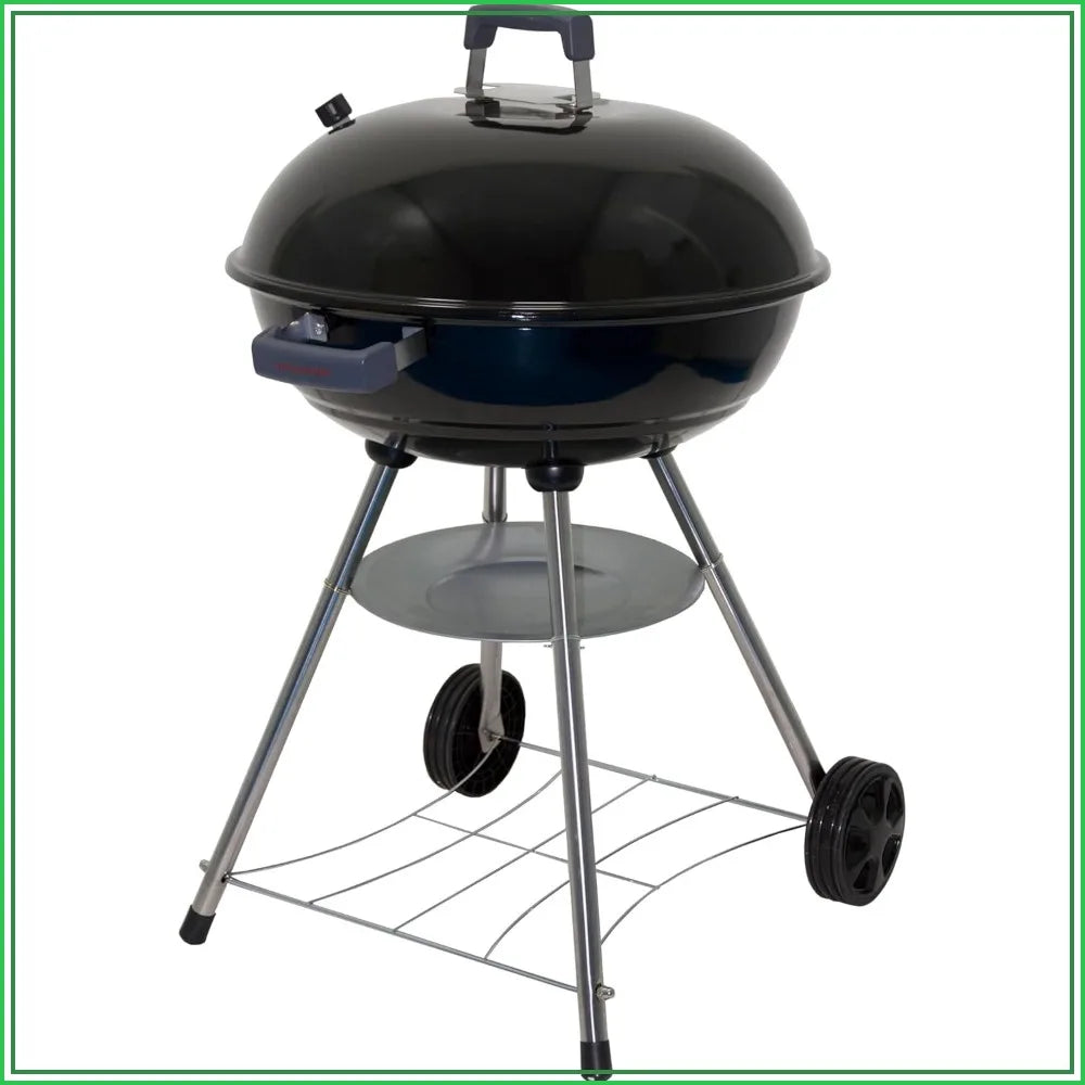 22-Inch Heavy Duty Charcoal Barbecue Grill | 354 Sq. In., Adjustable Air Vent, Portable for Camping & Outdoor Cooking
