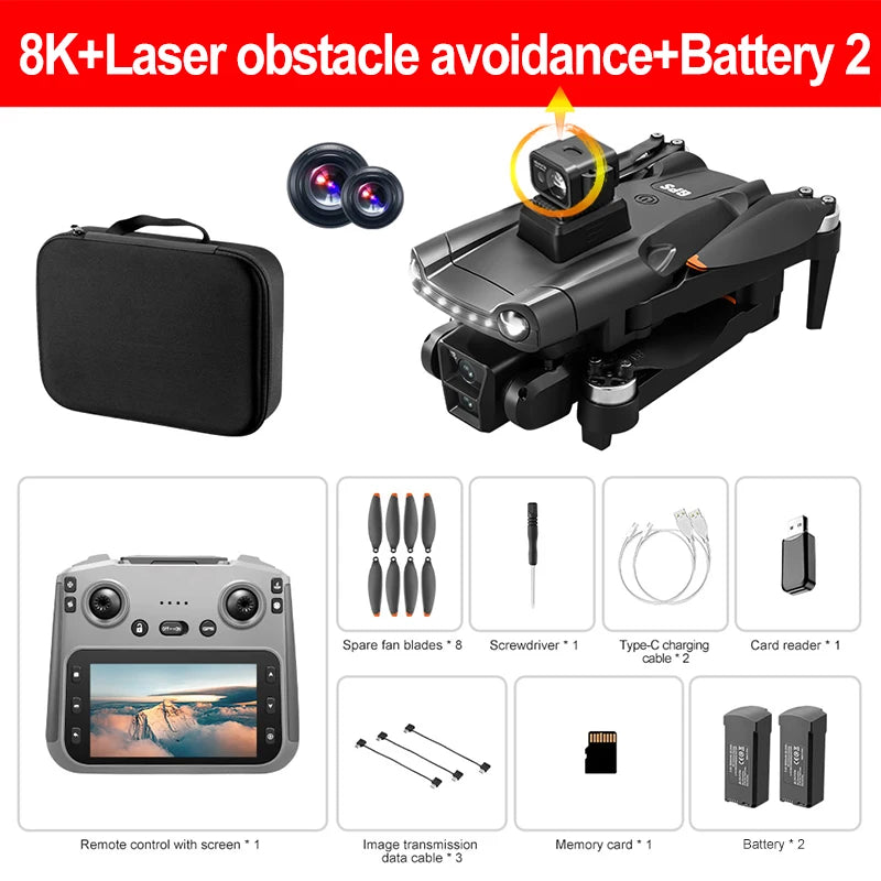 V198MAX GPS Drone with Screen Remote & Camera