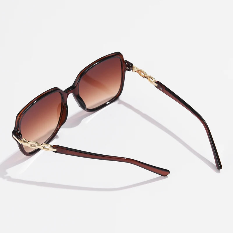 Women's Fashion Square Cycling Sunglasses | Big Frame Colorful Gradient Outdoor Shades