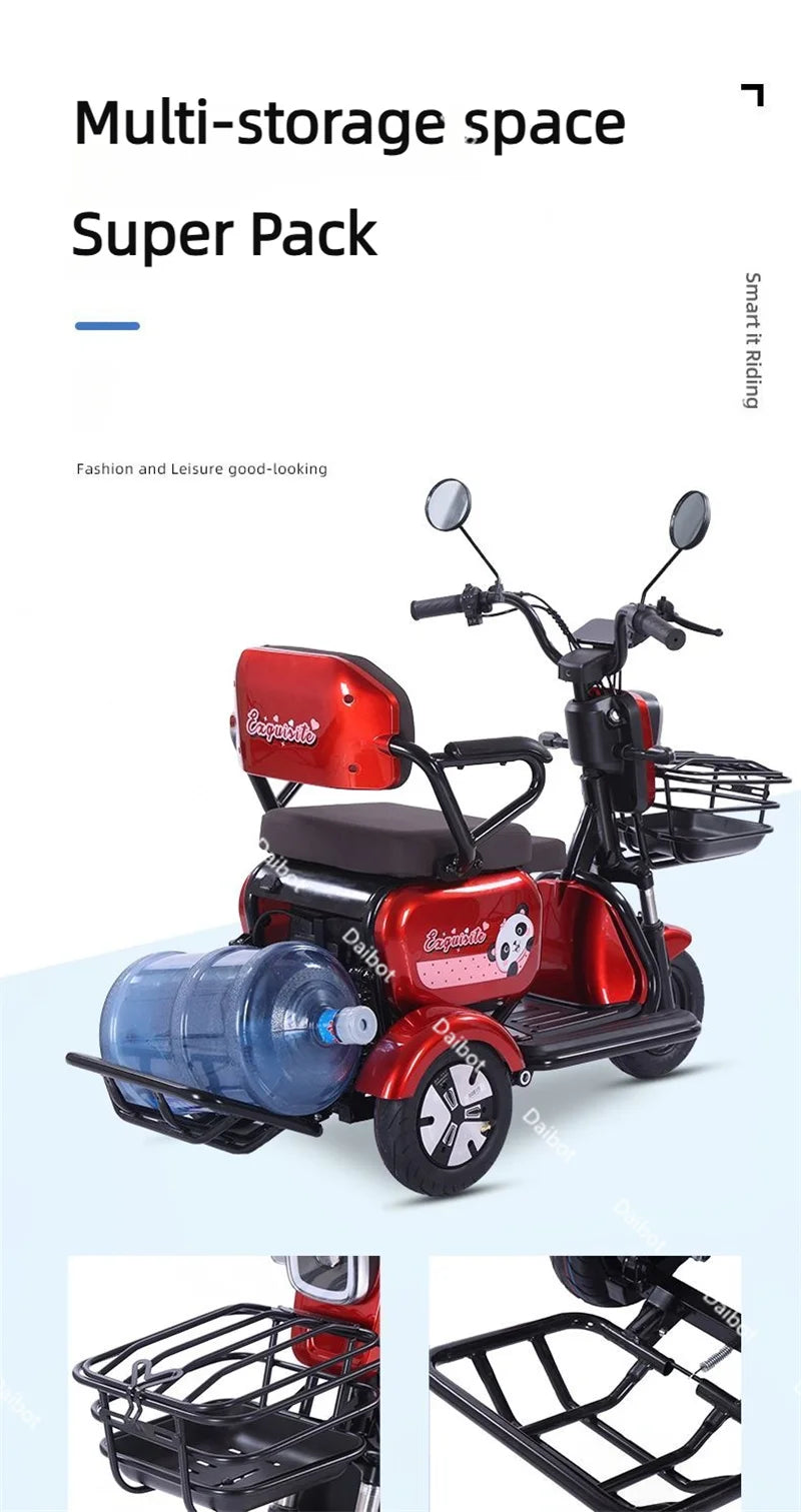 3-Wheel Mini Mobility Scooter – 48V 700W, 35 km Range