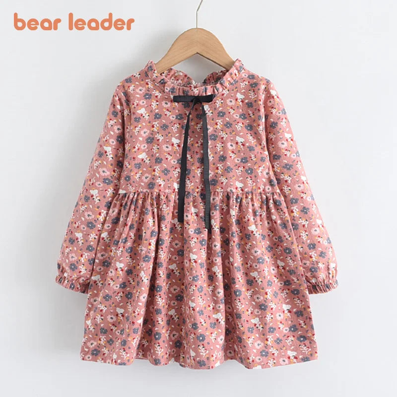 Girls Floral Princess Dress — Casual Flower Costume Dress (2–8 Years)