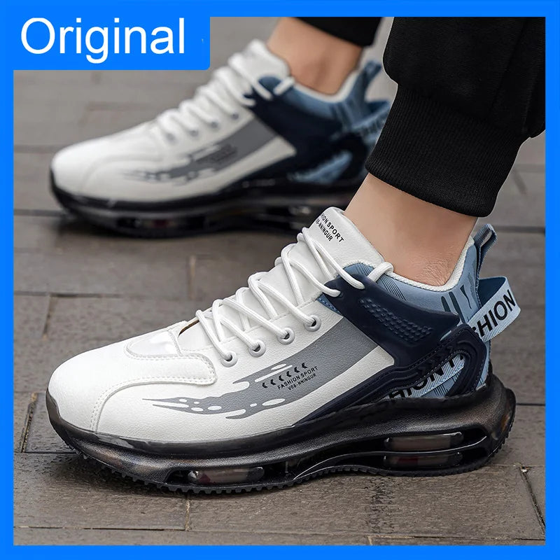 Men's Thick Sole Non-Slip Outdoor Jogging Shoes – Breathable Leisure Sneakers