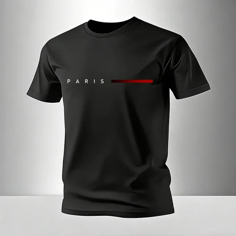 Men's Short Sleeve T-Shirt & Sweatpants Set – Spring Summer Daily Casual Sport Tracksuit