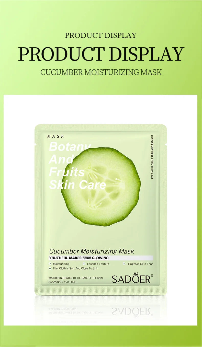 Natural Plant Face Masks — Moisturizing & Firming (8-Pack)