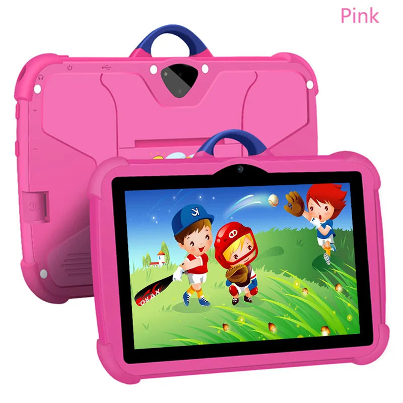 BDF 7" Kids Study Tablet – 4GB RAM, 64GB, Android 13, 5G Wi-Fi, Dual Camera