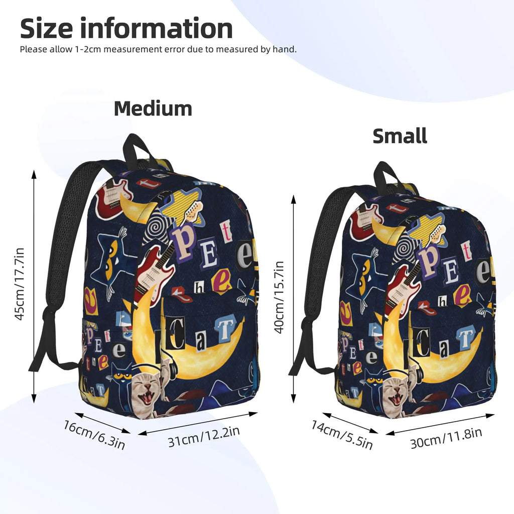 Pete the Cat Backpack – Casual Student Daypack