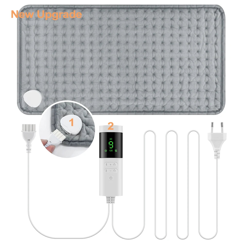 Electric Heating Blanket Mat – Heated Pad for Bed & Sofa, Warm Winter Thermal Blanket, 58x29cm