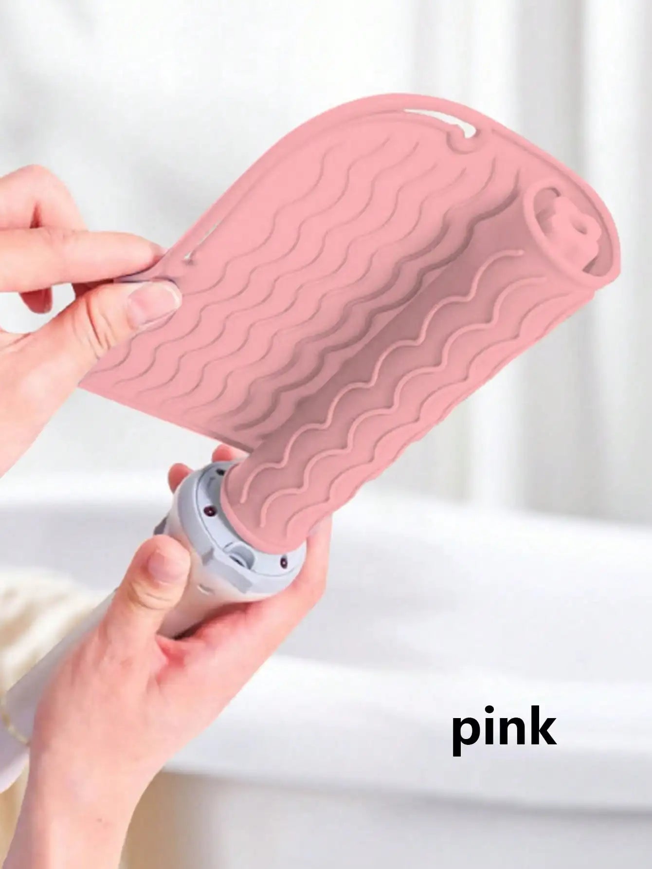 Silicone Heat Resistant Mat — Travel Hair Tool Pad for Flat Iron & Curling Iron