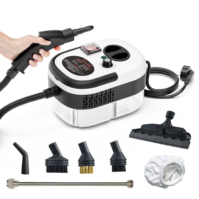 2500W Handheld Steam Cleaner – High Temperature for Air Conditioner, Kitchen Hood & Car (110V/220V)
