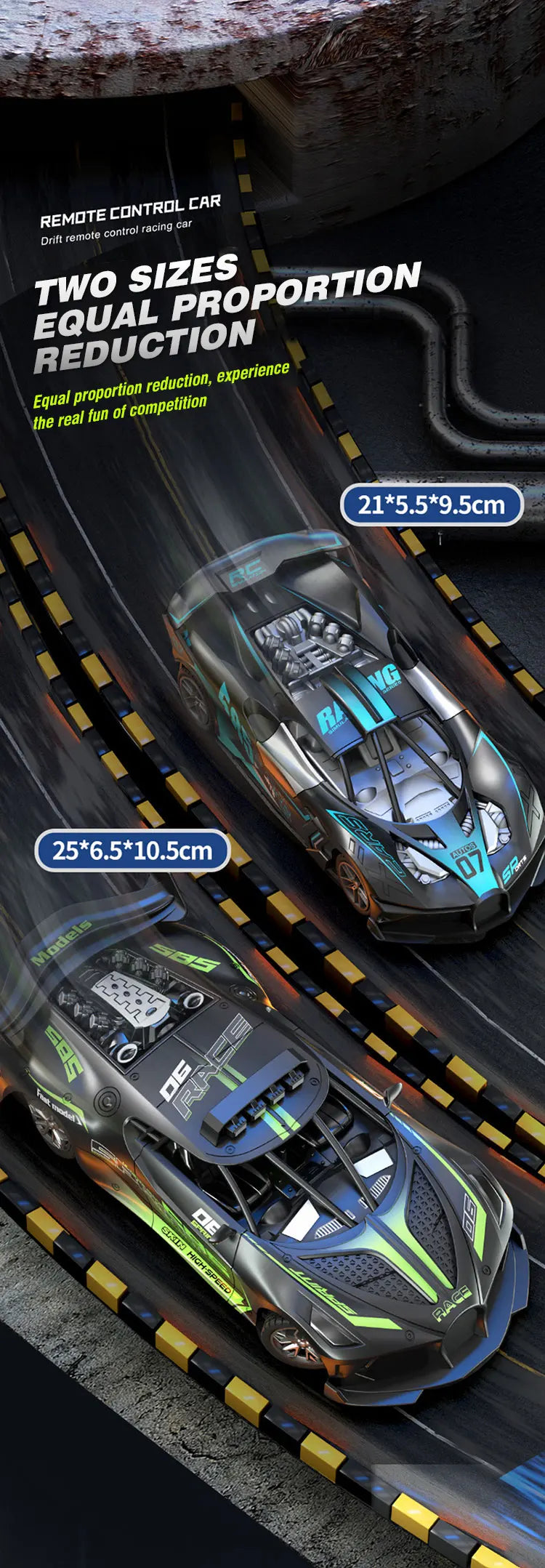4CH High Speed RC Drift Racing Sports Car – Electric Remote Control Toy Vehicle for Boys & Kids