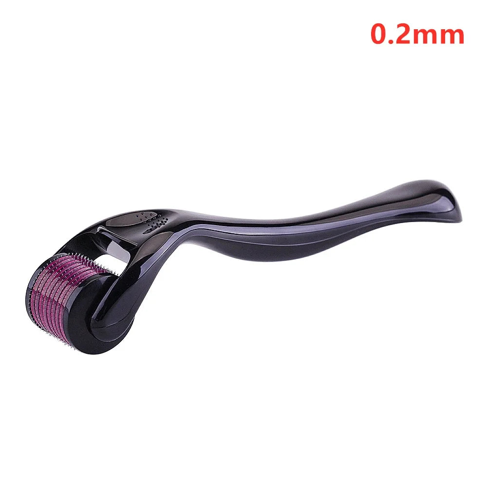 540-Needle Derma Roller — Microneedling for Face & Hair