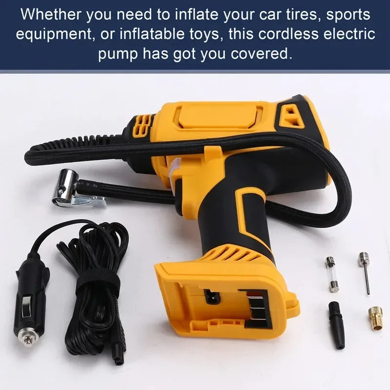 Cordless Tire Inflator with Digital Pressure Control