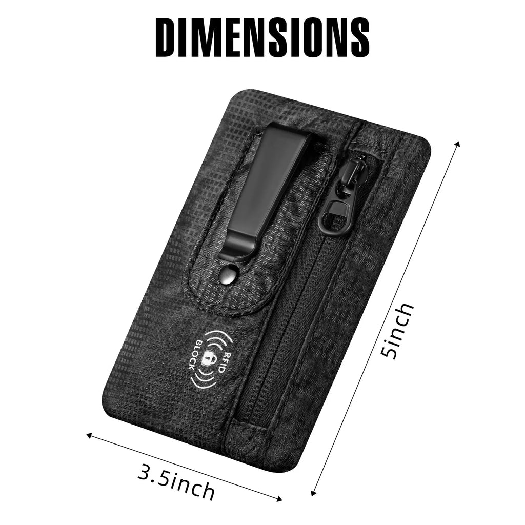 RFID Blocking Hidden Money Belt – Large Travel Pouch for Cards, Cash & Passport
