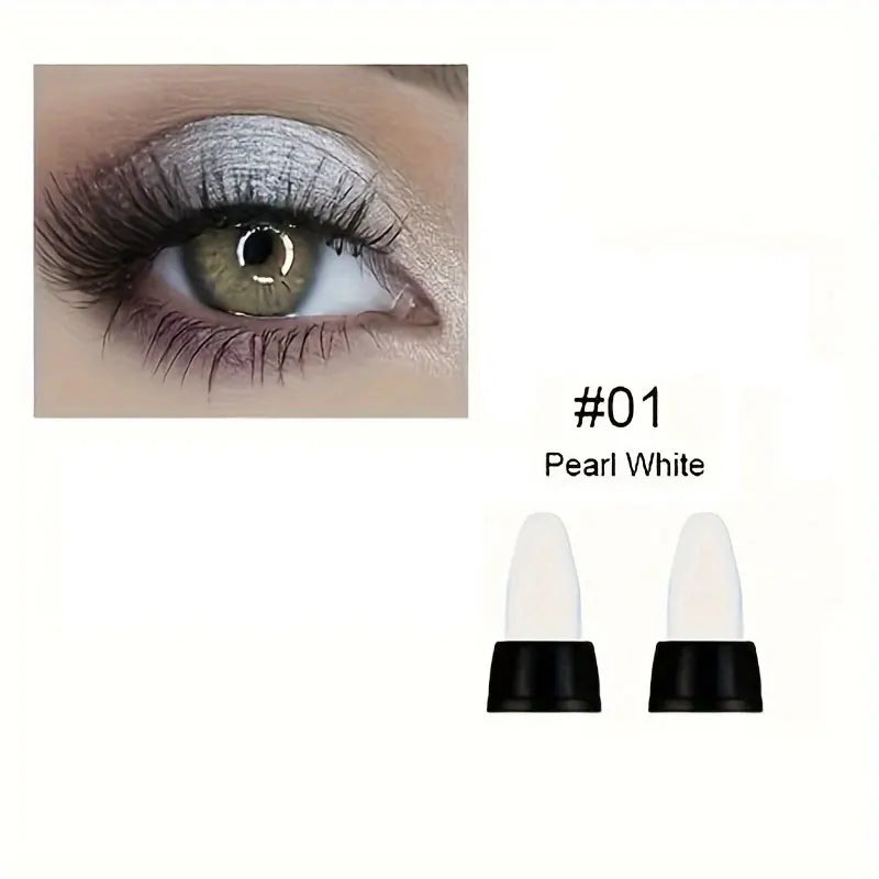 16-Color Pearlescent Glitter Eyeliner Set — Waterproof Long-Lasting