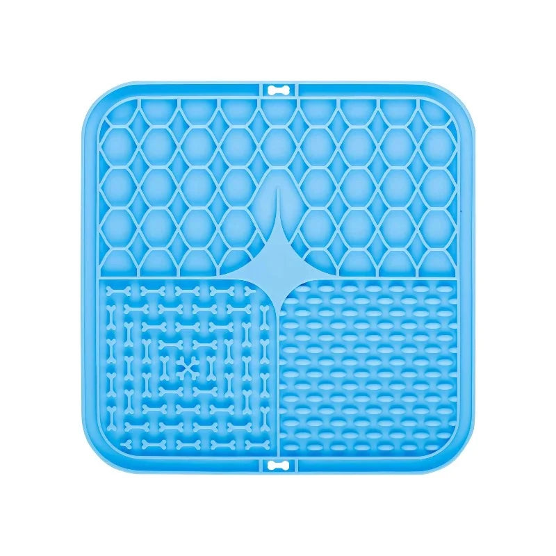 Silicone Slow Feeder Lick Mat with Suction Cup