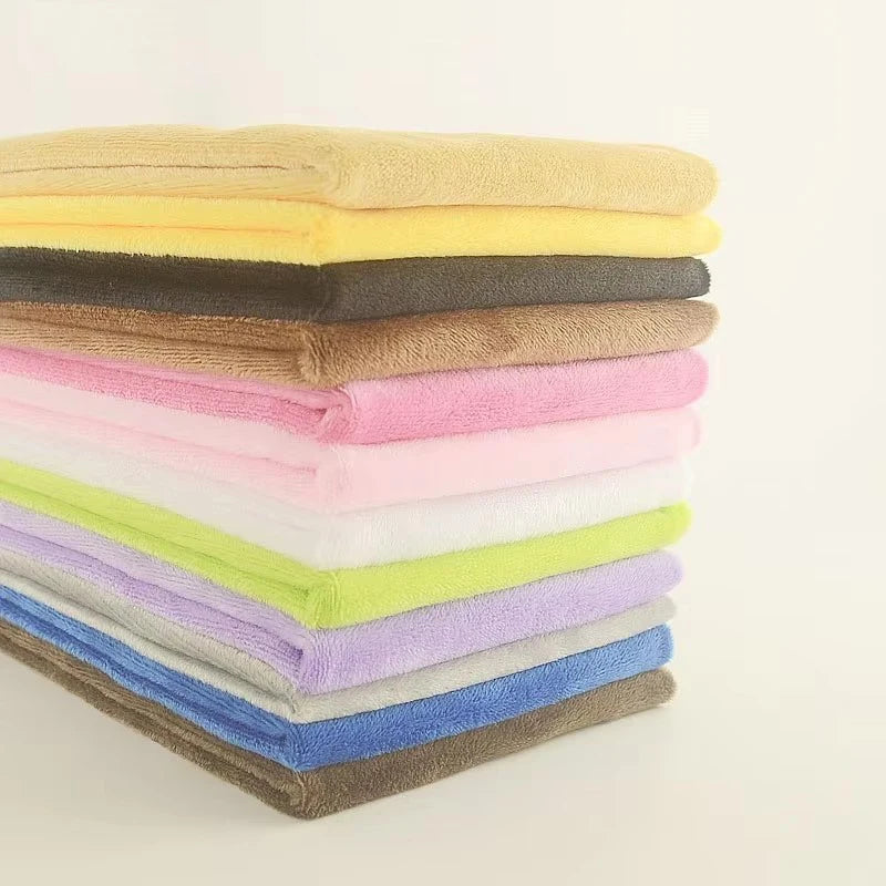 Solid Color Short Plush Velvet Fabric – Super Soft DIY Material for Toys, Cushions & Home Textiles