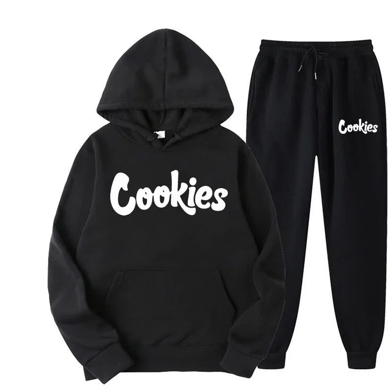 Hoodie & Jogger Pants 2-Piece Tracksuit Set – Casual Streetwear for Men & Women (S–3XL)
