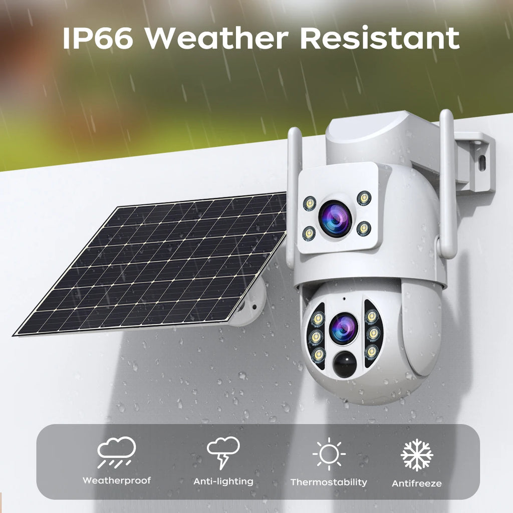 JOOAN Solar Wi-Fi Security Camera with Motion Alerts