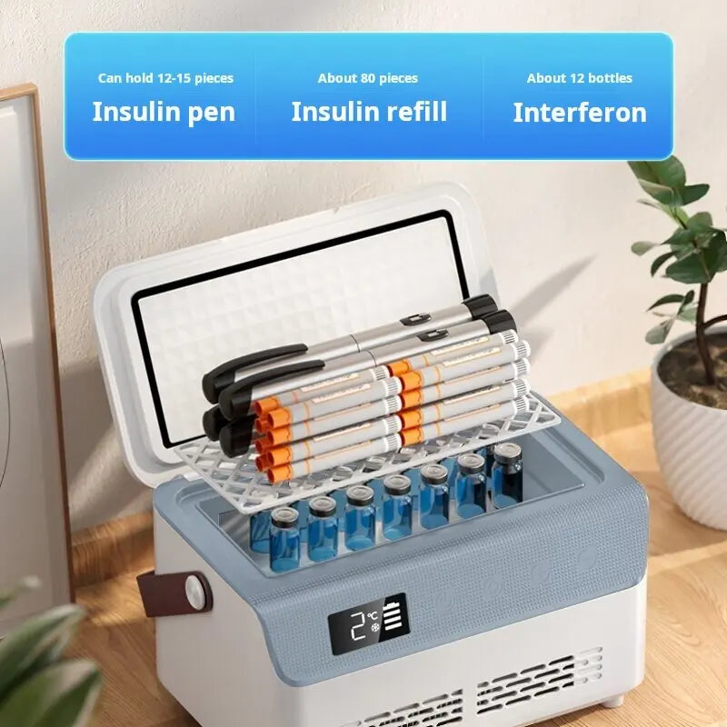 Insulin Refrigerator Box – Portable Medicine Cooler for Car, Travel & Home Use