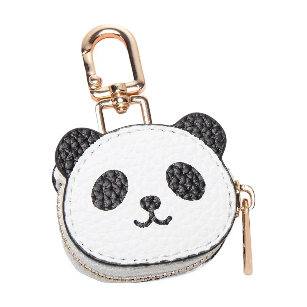 Cute Fruit Shape Leather Coin Purse – Mini Zipper Earphone Bag, Keychain Pendant Wallet for Women & Girls