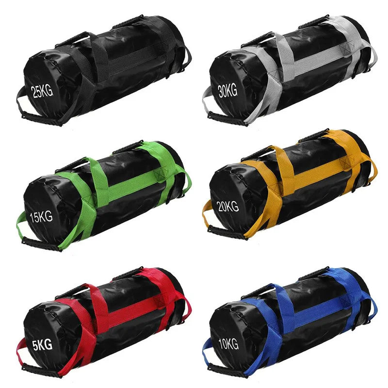 Fitness Sandbag – 5-30kg Unfilled Power Bag for Weight Lifting, Muscle Strength & Functional Training