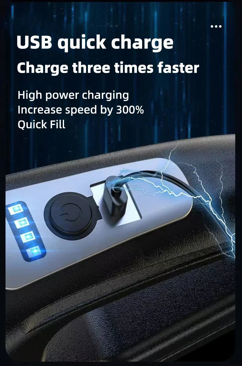Cordless Handheld Car Vacuum — 6000Pa Wet & Dry Portable Vacuum with HEPA Filter