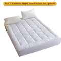 360GSM Quilted Mattress Topper & Protector Cover – Anti-Pull, 15–17" Deep Pocket, Twin to King, 2 Colors