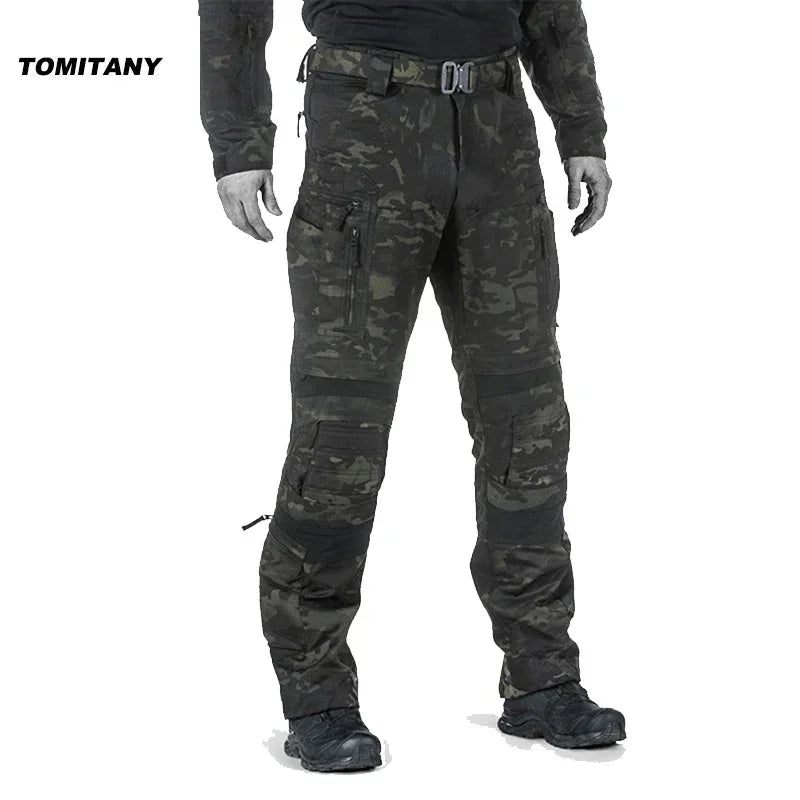 Men's Tactical Cargo Pants – Multi-Pocket Combat Work Pants