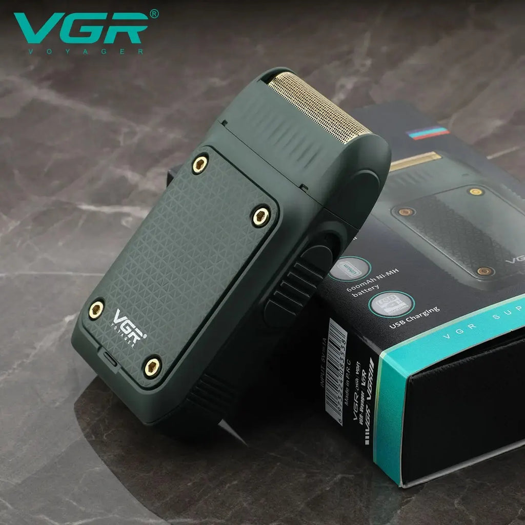 VGR V-353 Electric Shaver – Foil Razor, Pop-Up Trimmer, LED Display, 60-Min Runtime