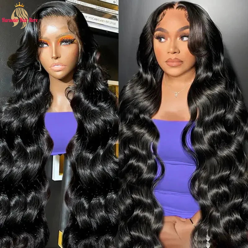 40 Inch Body Wave Lace Front Wig | 13x4 13x6 360 HD Lace Pre-Plucked Brazilian Human Hair for Black Women
