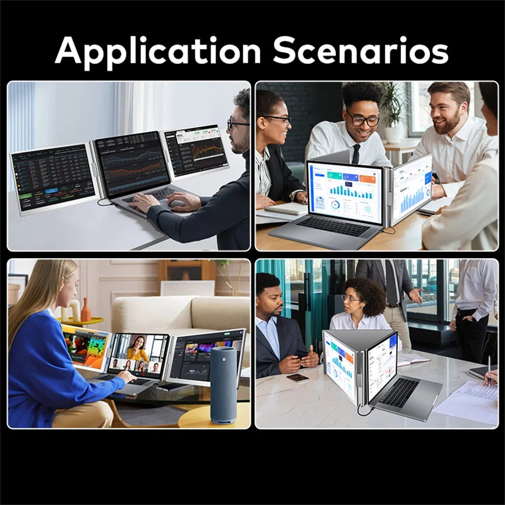 Dual Screen Laptop Extender – Portable IPS Displays