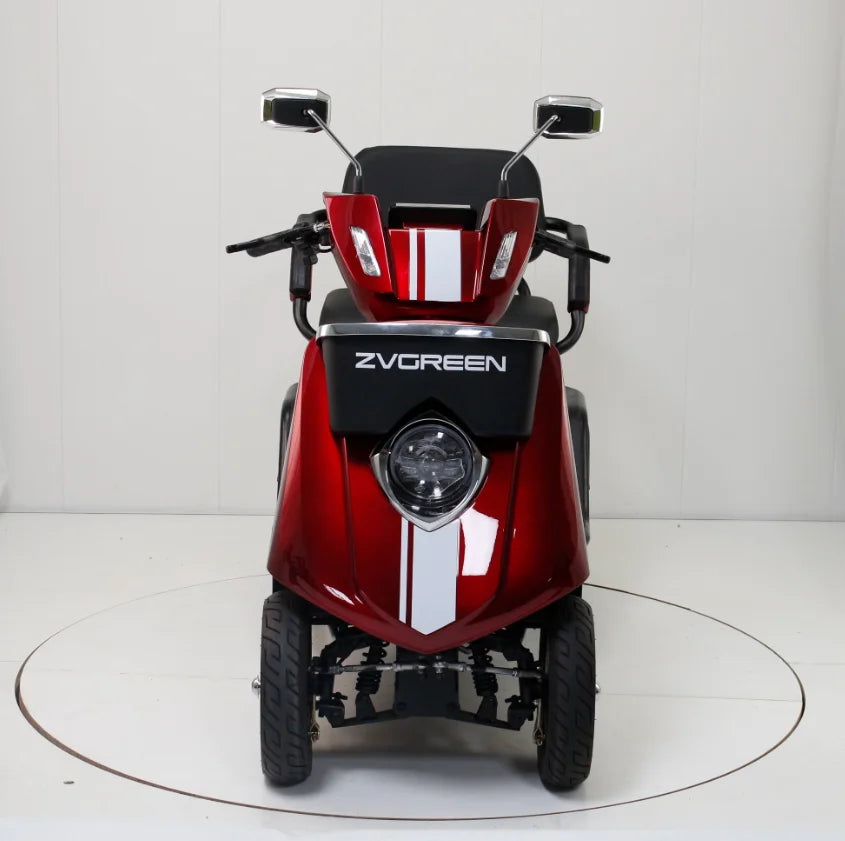 4-Wheel Electric Mobility Scooter for Seniors, Electromagnetic Brake