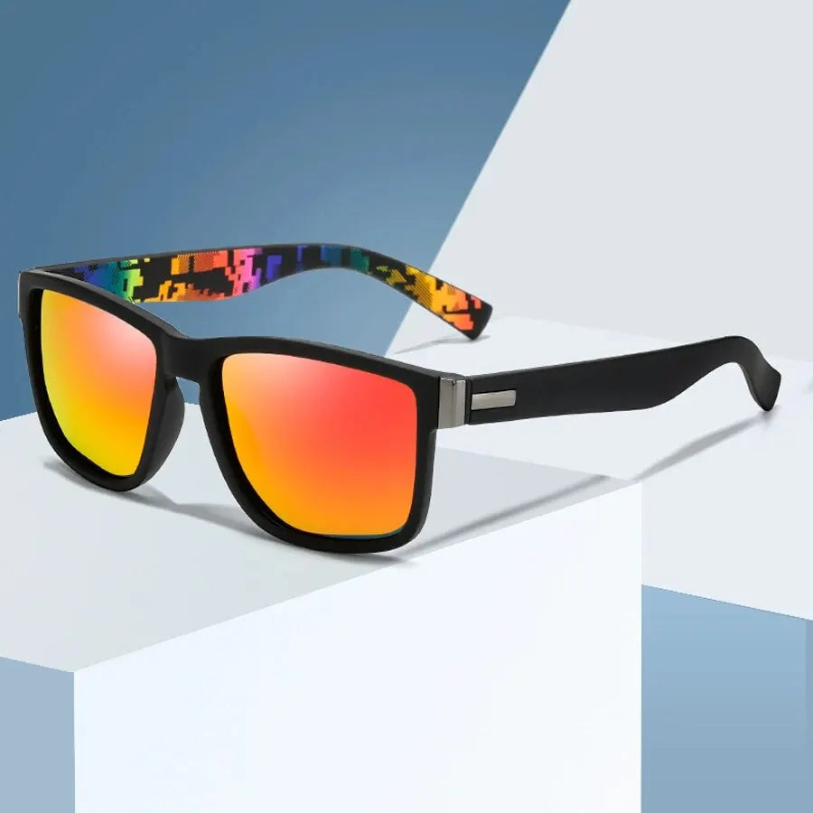 Fashionable Vintage Square Sunglasses | Luxury Designer Driving Fishing Eyewear for Men & Women