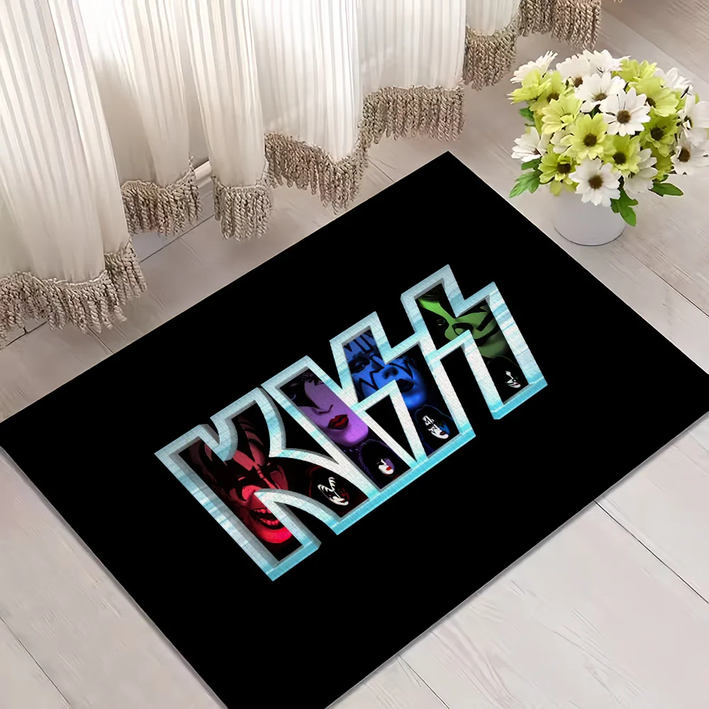 Rock Band KISS Doormat – Non-Slip Welcome Rug for Bedroom, Bathroom & Entryway