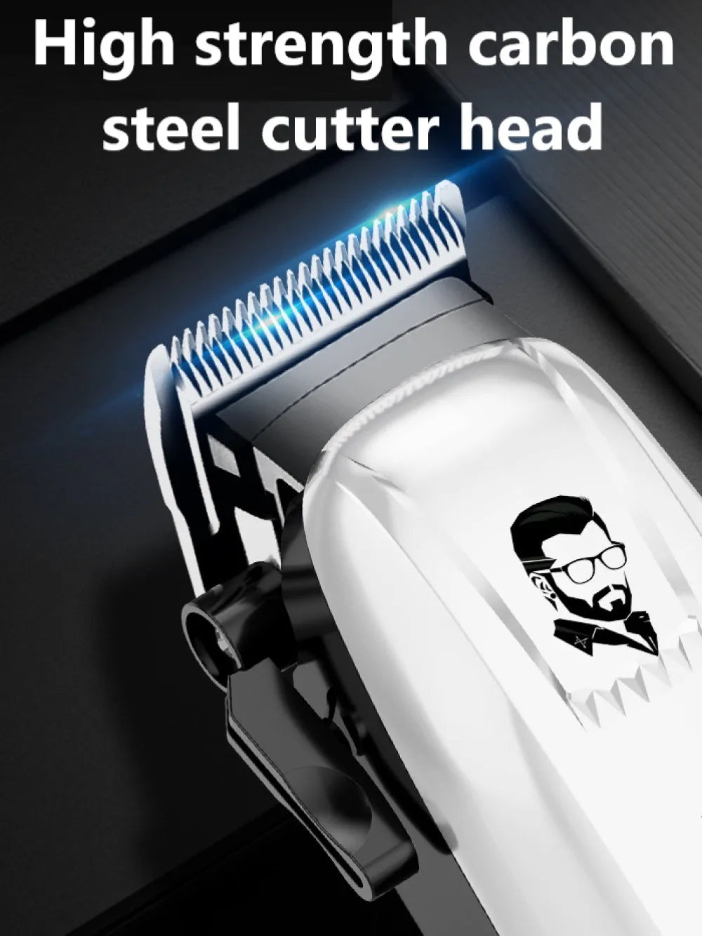 Kemei PG809A Professional Hair Clipper – Rechargeable Cordless Grooming Kit with LCD Display