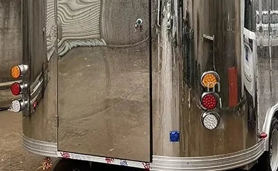 Customized Gelato & Ice Cream Vending Cart — Fully Equipped Mobile Food Trailer
