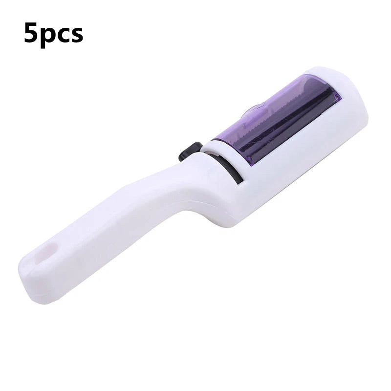 Electrostatic Clothing Dust & Pet Hair Remover Brush – Reusable Travel Sweeper for Home & Office