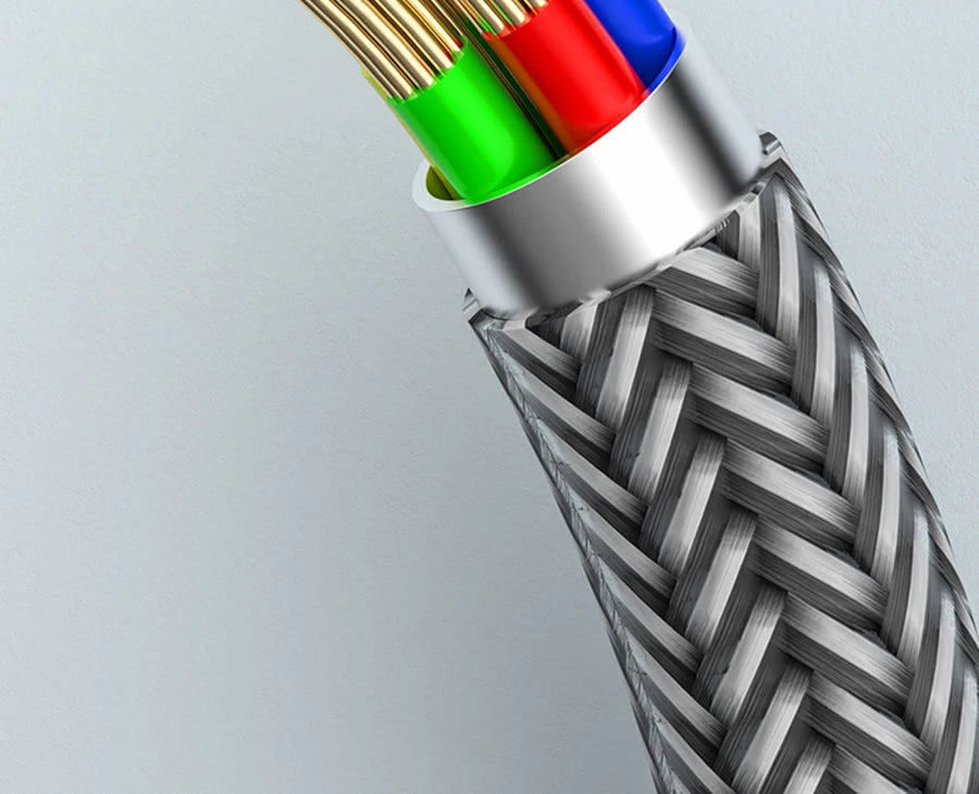USB-C Ultra Fast Charge Cable with E-Marker Chip – PD 240W/100W/60W, 1m to 2m, 3 Colors