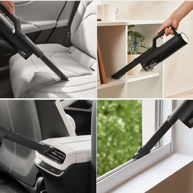 Mijia Car Vacuum Cleaner — 21kPa Suction, 5-Stage Filtration, 2400mAh, Type-C Charging