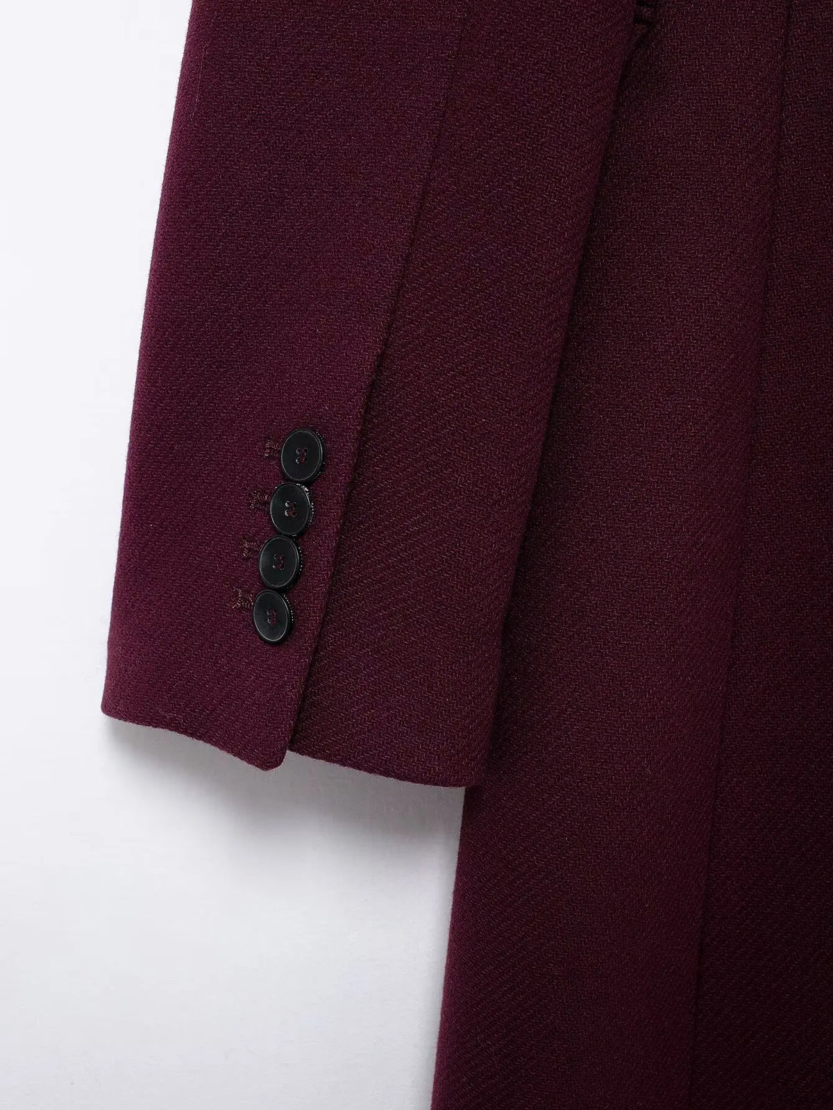 Women's Double-Breasted Wool Blend Long Coat – High Street Autumn Winter Outerwear