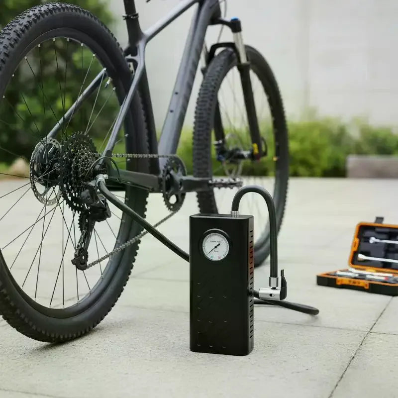 Cordless Tire Inflator with Pointer Pressure Gauge