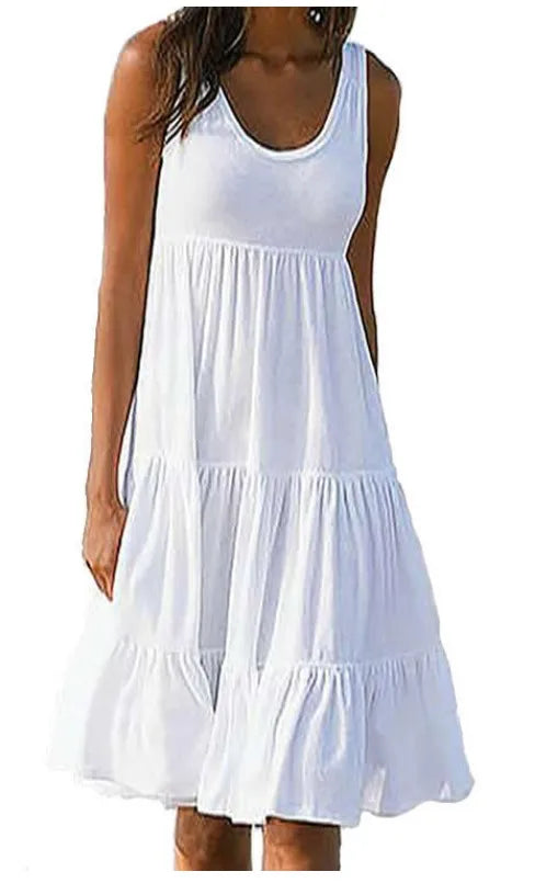 Sexy Backless Slit Midi Gown — Sleeveless Bodycon Party Dress