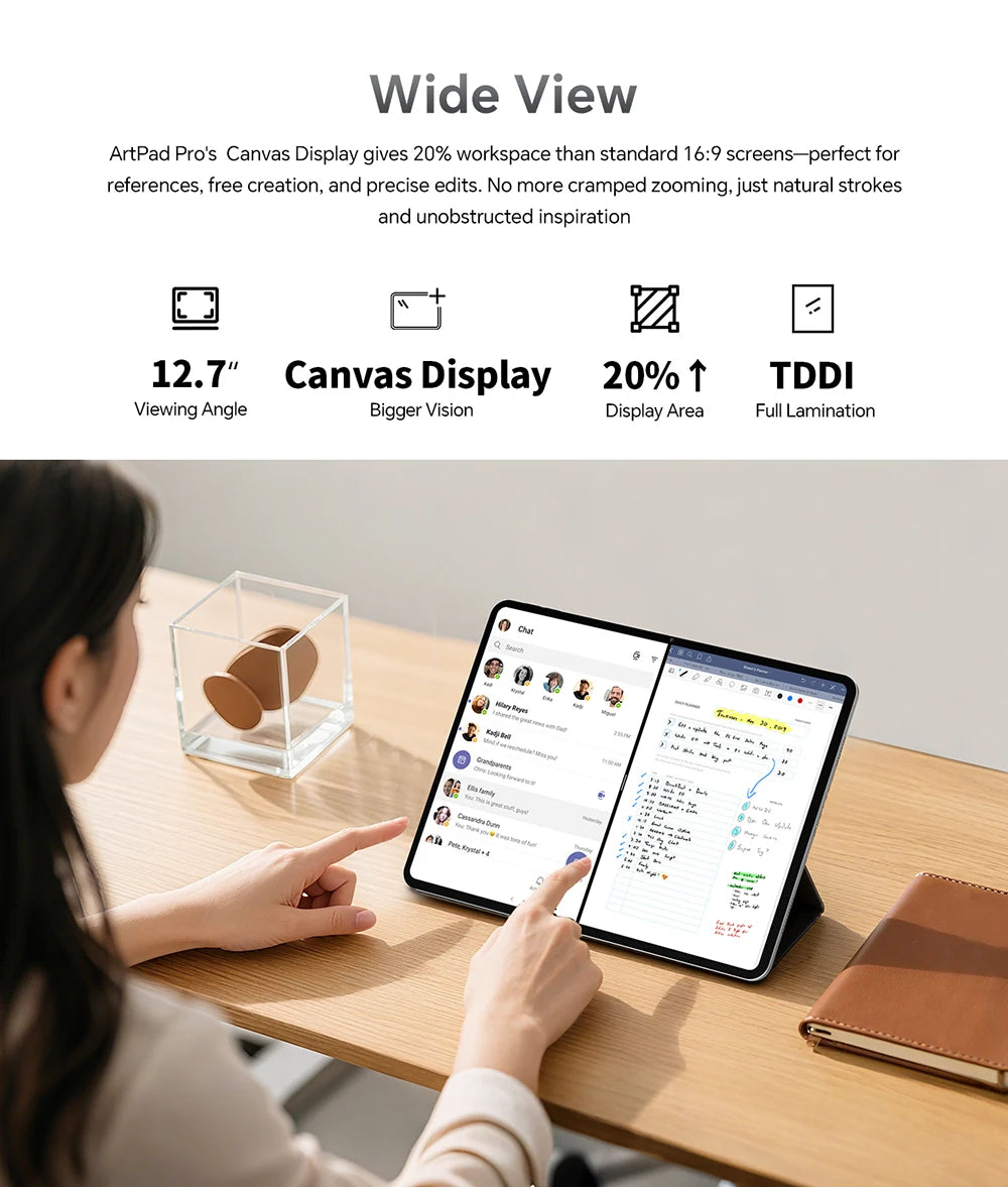 Teclast ArtPad Pro 12.7" 2.2K Android 15 Tablet – 8GB RAM, 256GB, 4G LTE, 10000mAh
