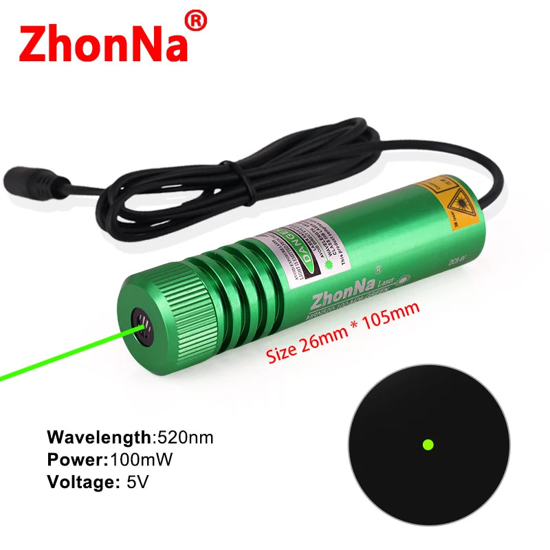 520nm Industrial Laser Locator – Cross, Line & Point Laser for Wood, Stone & Aluminum